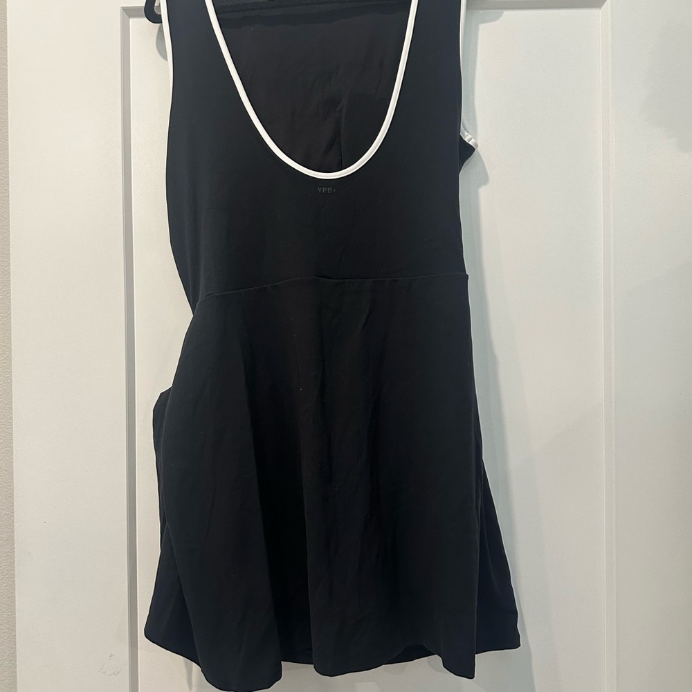Abercrombie & Fitch Black Dress with White Trim